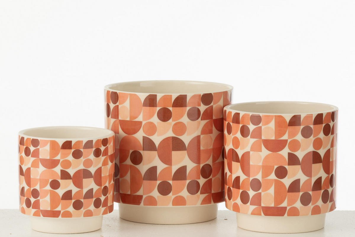 VASE RUBELLA - Töpferei - Rot - Ø 15 cm - Rot, Keramik (26.5cm) - J-Line