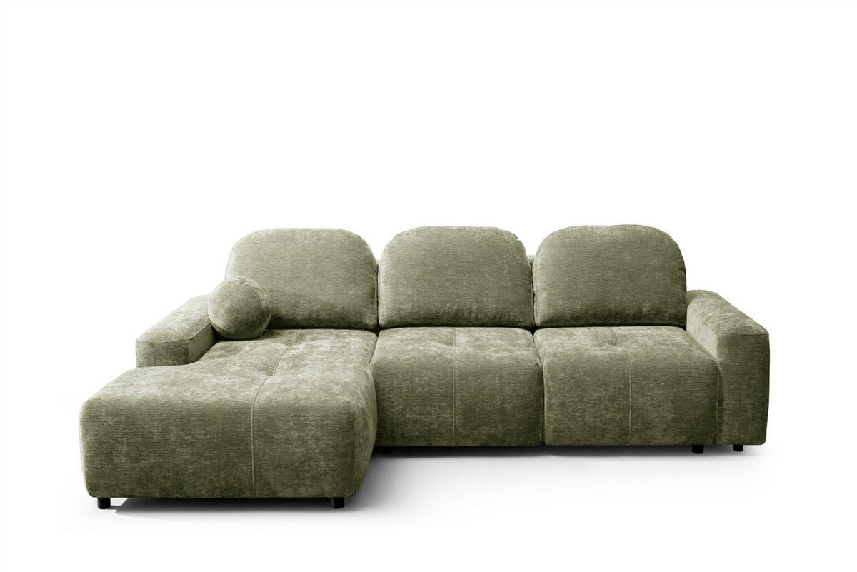ECKSOFA Argos In Vibe - Grün, Holzwerkstoff/Textil (170/267cm) - Fun Möbel