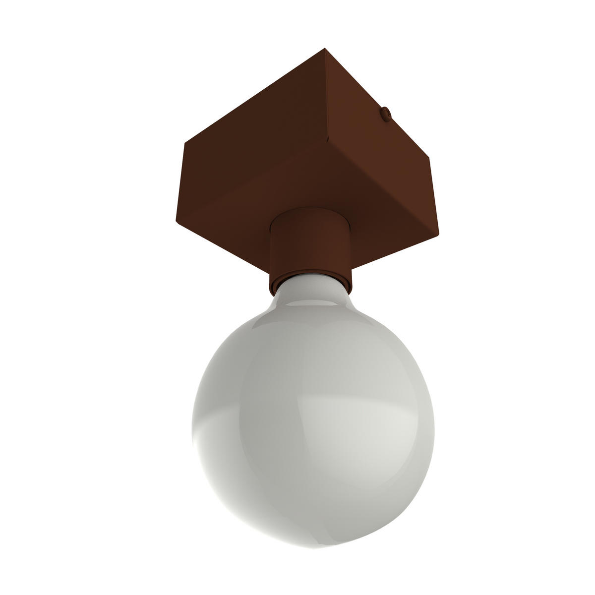 DECKENLEUCHTE - Dunkelbraun, Metall (10/10/10cm) - Lumicom