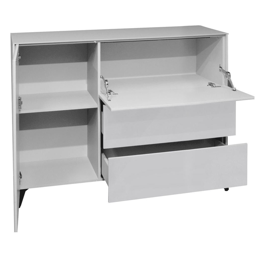 Thumbnail - 58aufmkessel Kommode, Hellgrau, Holzwerkstoff, 131x104x42 cm, Wohnzimmer, Kommoden & Sideboards, Kommoden