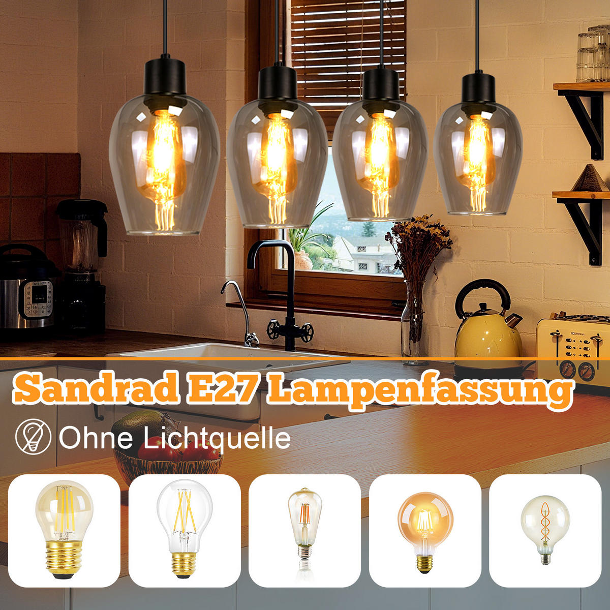 PENDELLEUCHTE Daphne 70/5/120 cm - Schwarz, Glas (70/5/120cm) - ZMH