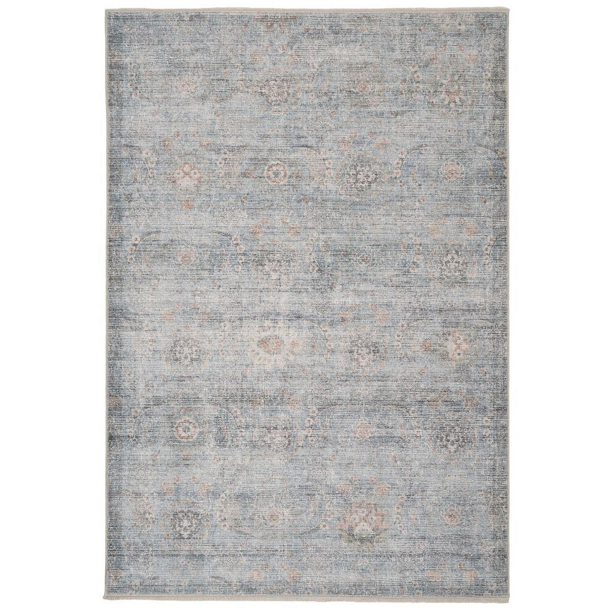 VINTAGE-TEPPICH Ishani Atticus Blau - Blau, Textil (160/231cm) - Kukoon Rugs