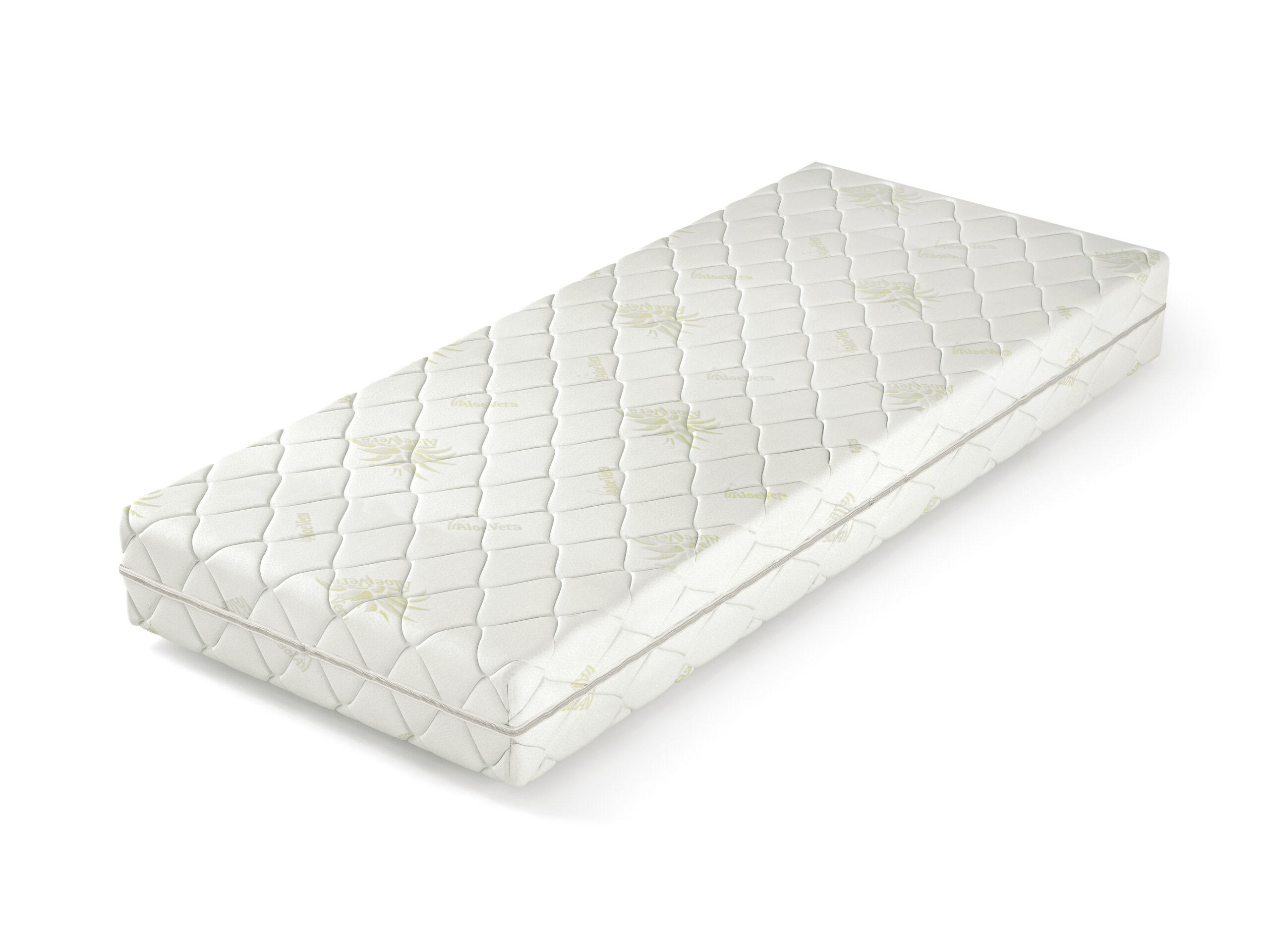LATEXMATRATZE Mit Visco-Schaum 90x200cm, PORTLAND - Weiß, Textil (90/200cm) - Kaiser Möbel