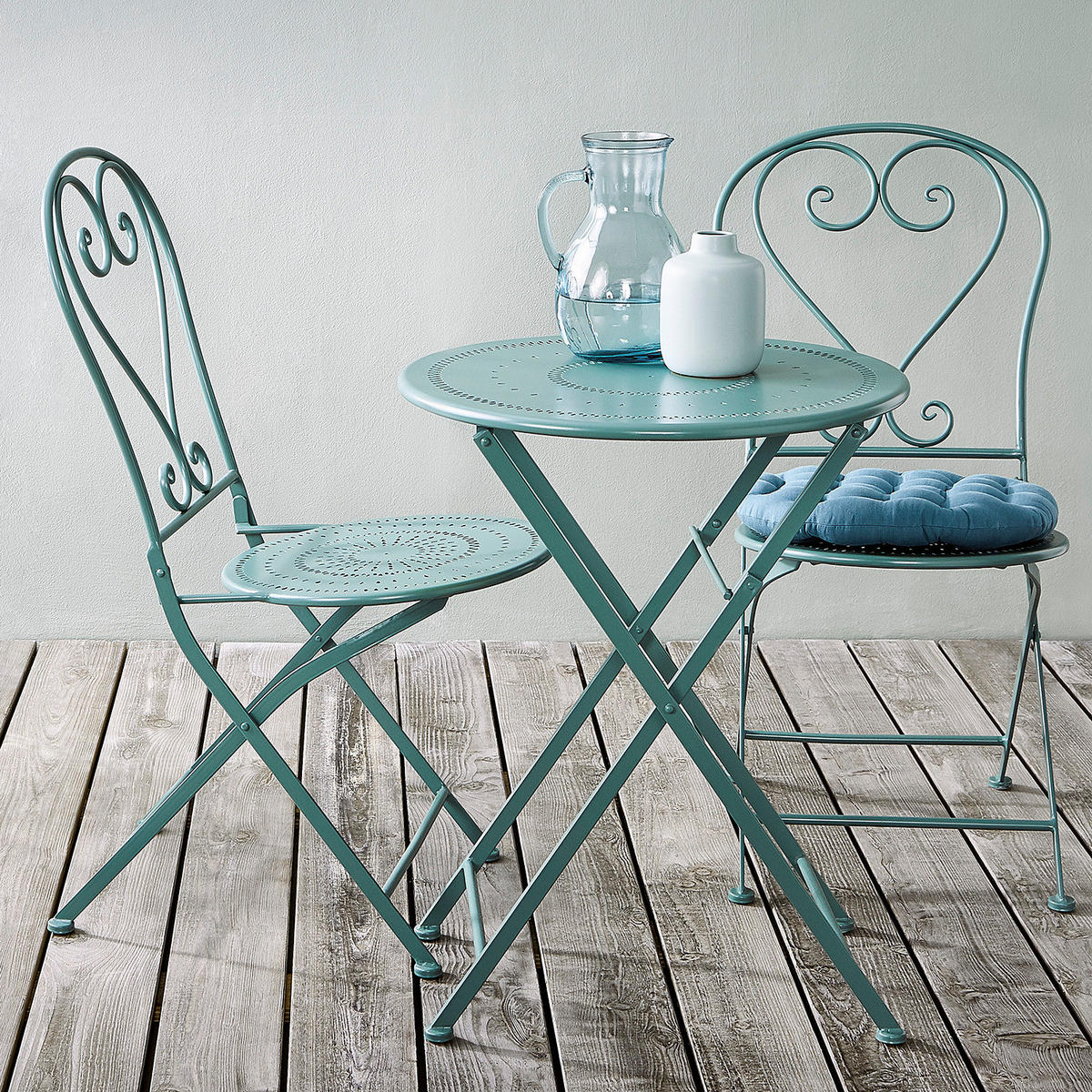 GARTENESSGRUPPE (3-teilig) Bovery - Grün, Metall - Butlers