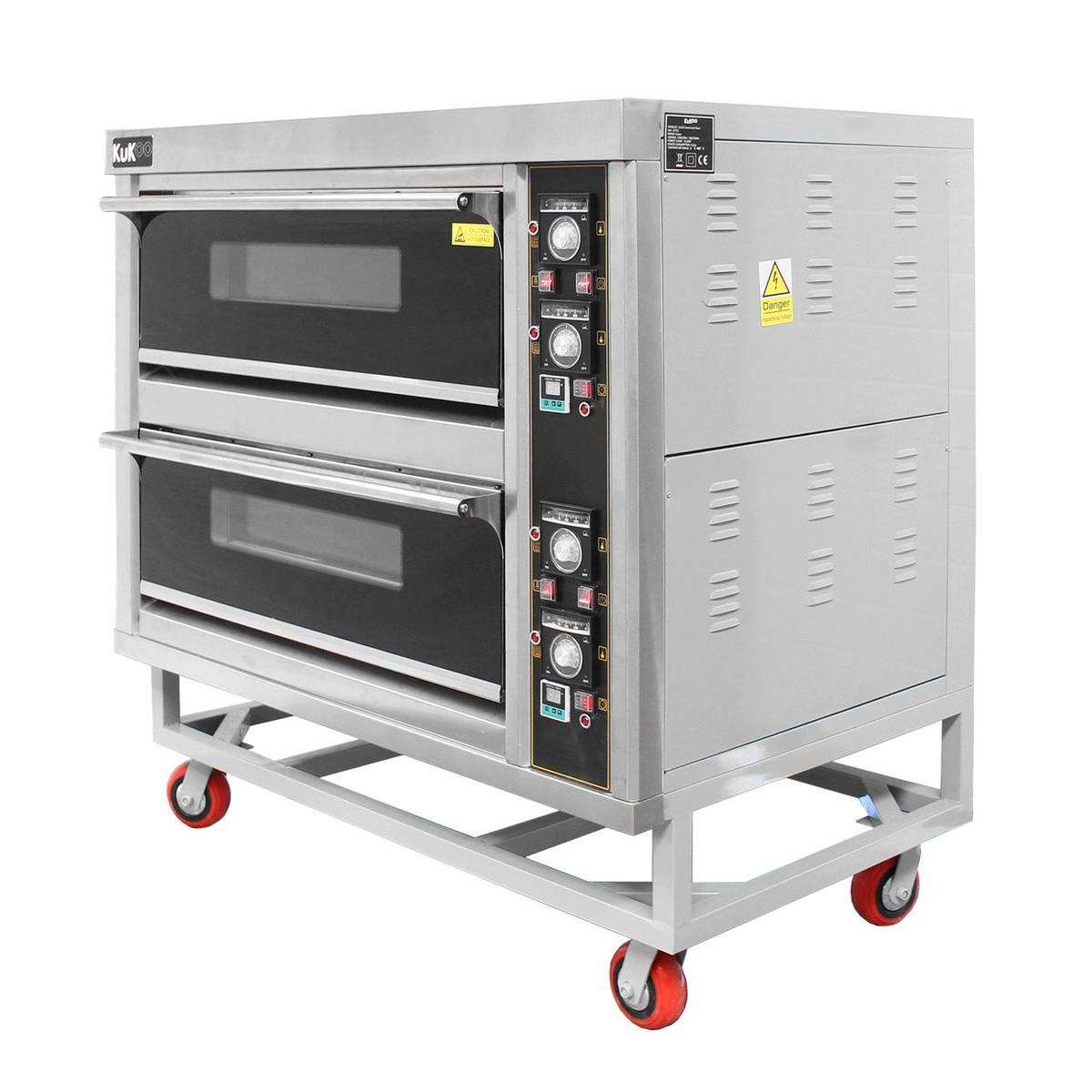 PIZZAOFEN Gastro - Silberfarben, Metall (87/90/49cm) - Kukoo