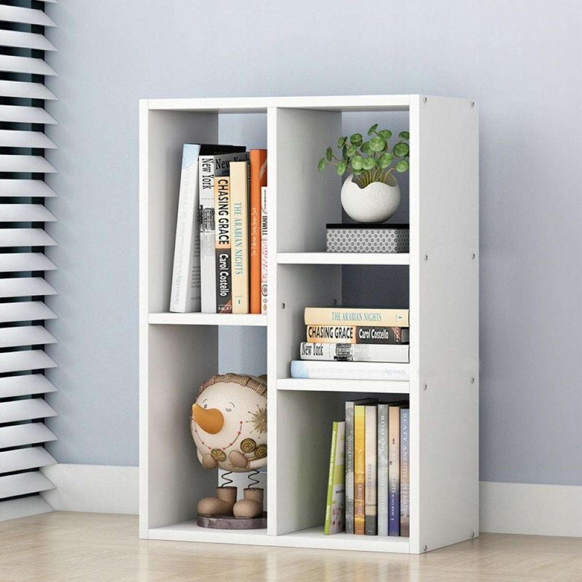 BÜCHERREGAL, weiß 50/24/80 cm - Weiß, Holzwerkstoff (50/80/24cm)