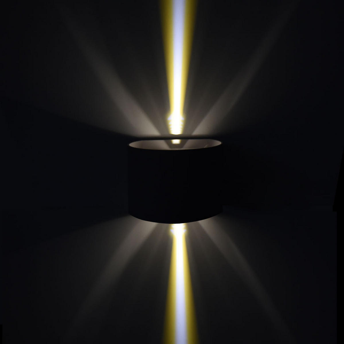 LED AUSSEN-WANDLAMPE Aluguss Grau - Grau, Metall (14/10/11.5cm)