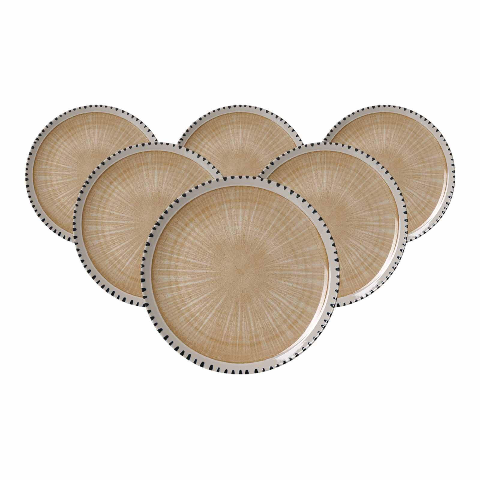 SPEISETELLER Natura Creme ø 26 cm 6er Set - Creme, Keramik (26cm) - Ritzenhoff Breker