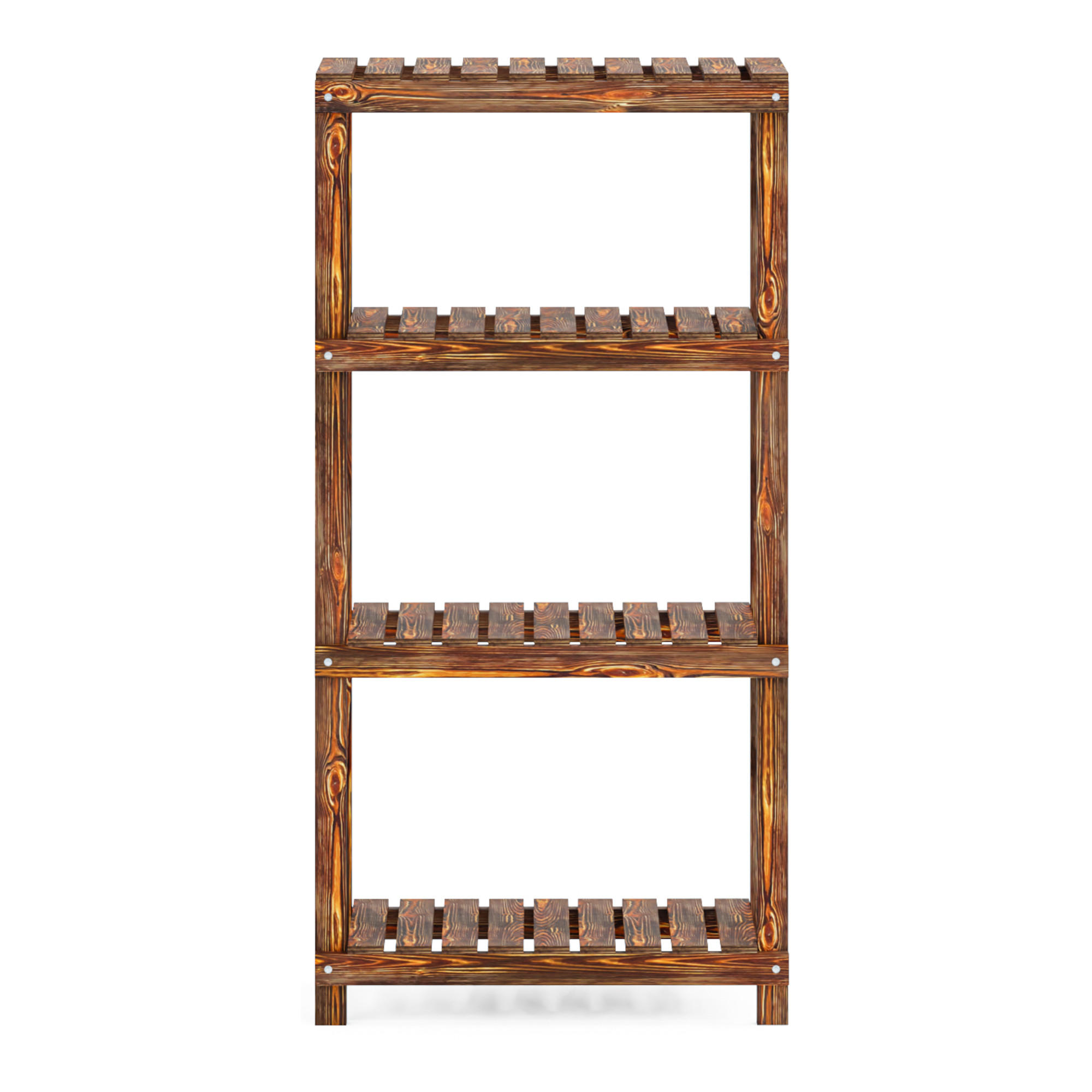 BADEZIMMERREGAL Kinnula - Dunkelbraun, Holz (60/120/30cm) - [en.casa]