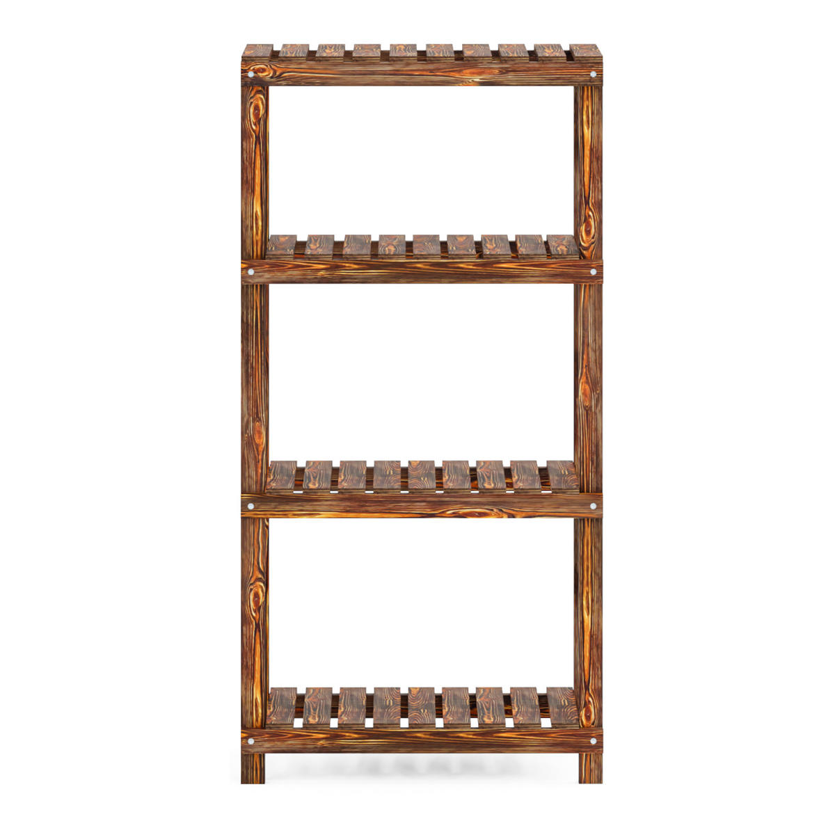 BADEZIMMERREGAL Kinnula - Dunkelbraun, Holz (60/120/30cm) - [en.casa]