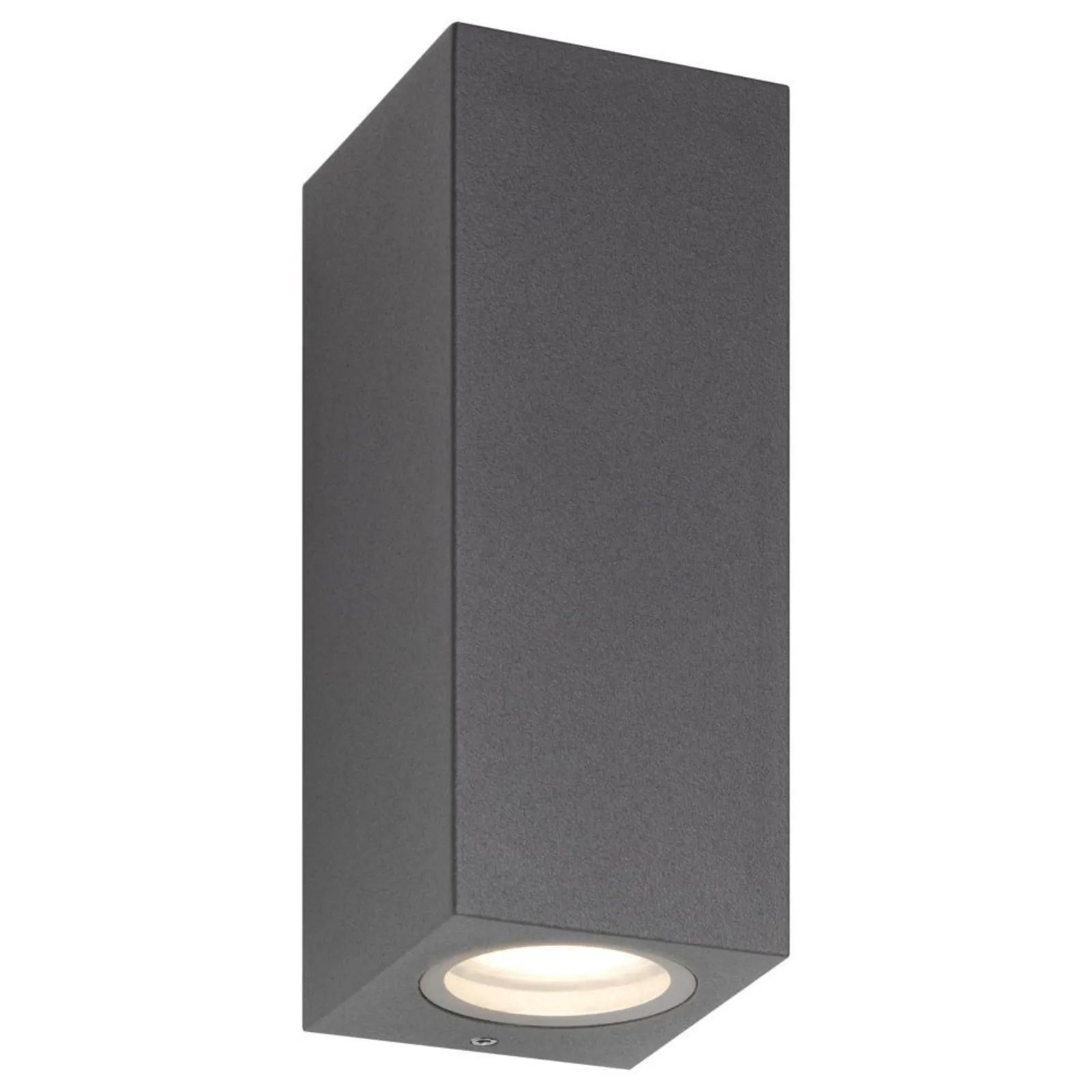 WAND- & DECKENLEUCHTE Graphit - Graphitfarben, Metall (7/16.5/8cm) - click-licht
