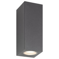 WAND- & DECKENLEUCHTE Graphit - Graphitfarben, Metall (7/16.5/8cm) - click-licht