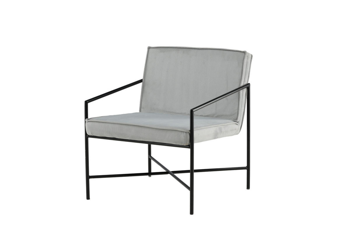 SESSEL grau - Grau, Holzwerkstoff (66/78/65cm) - ebuy24