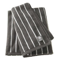 DUSCHTUCH NEEDLESTRIPE - Anthrazit, Textil (70/140cm) - Musterring