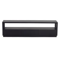 TV-SCHRANK 150cm, schwarz - Schwarz, Holz (150/50/40cm) - Giga Meubel