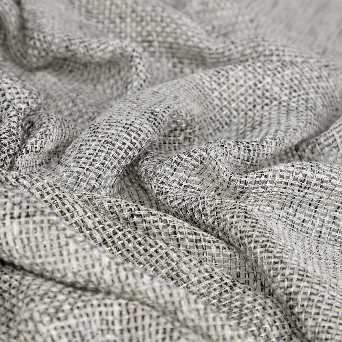 TRANSPARENTER SCHLAUFENVORHANG BRIGHT - Grau, Textil (130/1/250cm) - Schöner Wohnen