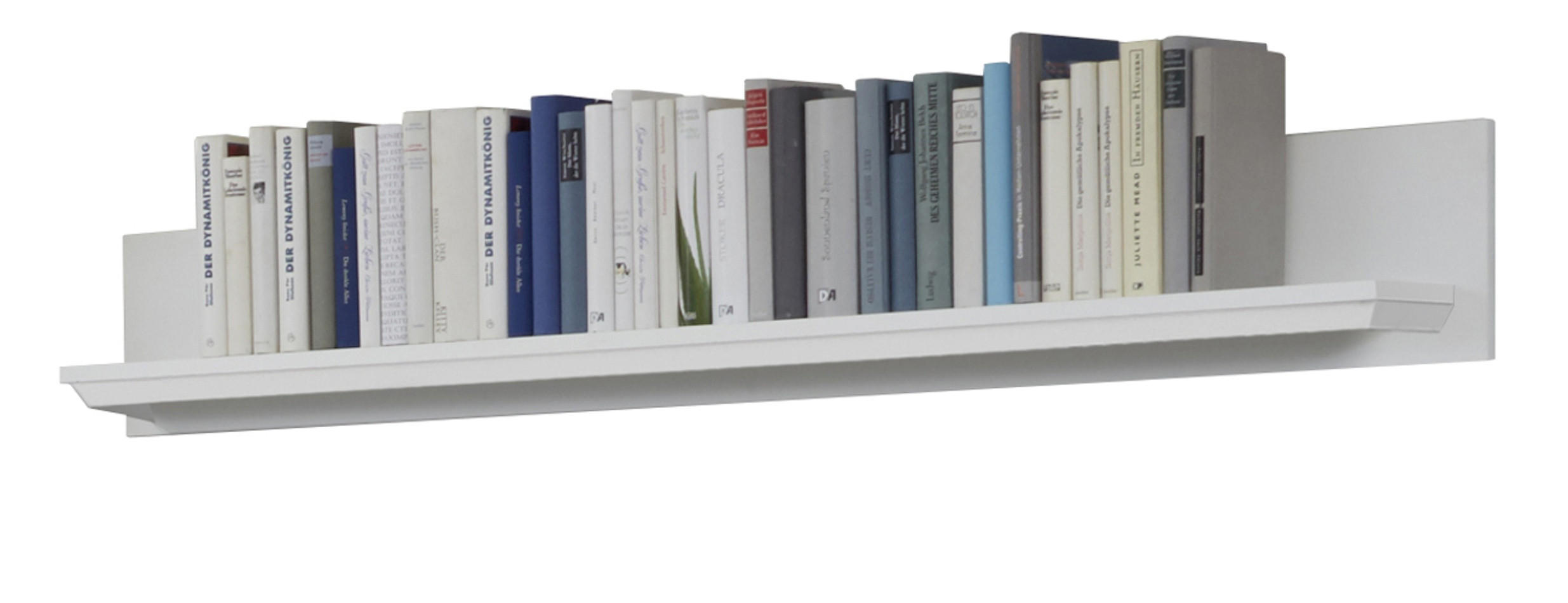 Top.Furn Wandboard Weiß 139x21x18 cm