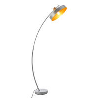 STEHLEUCHTE Stafford - Grau, Metall (35/75/159cm) - lux.pro