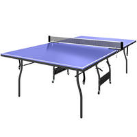 TISCHTENNISPLATTE MDF Stahl Blau - Blau, Holzwerkstoff (274/152.5/76cm) - SPORTNOW