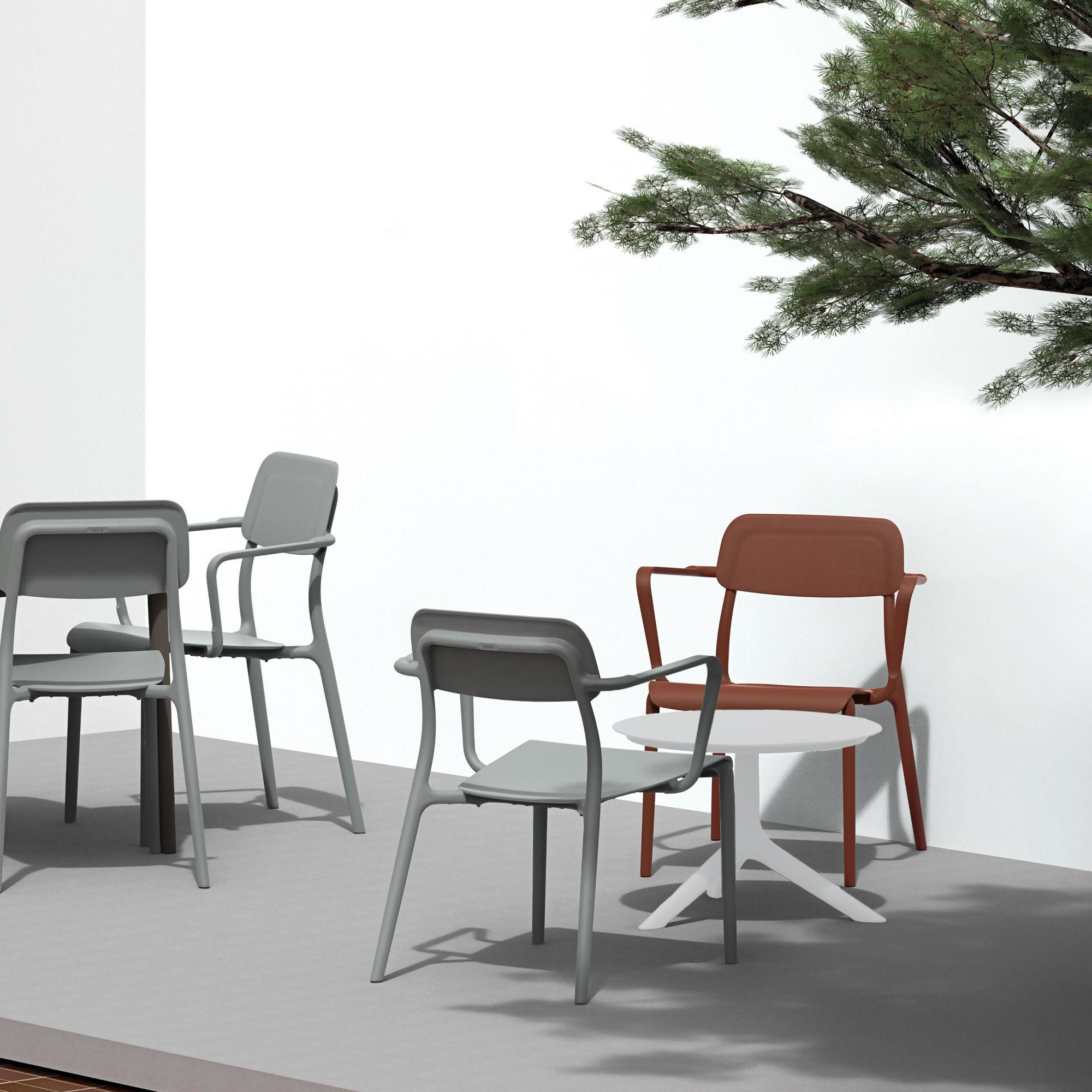 GARTENMÖBEL-SET GALIO, 4-tlg - Weiß, Kunststoff - KONSIMO®