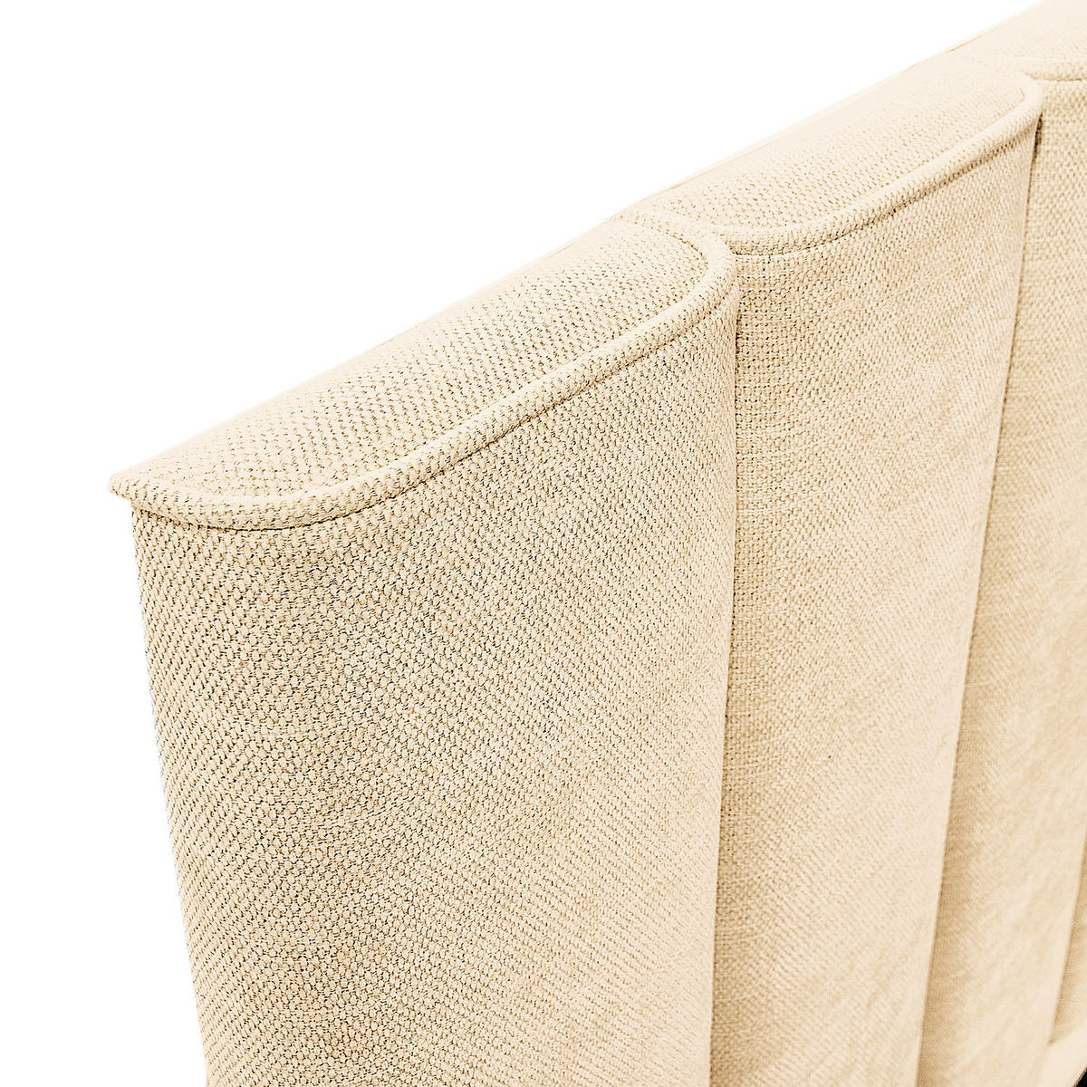 POLSTERBETT - Creme, Textil (180/200cm) - home24