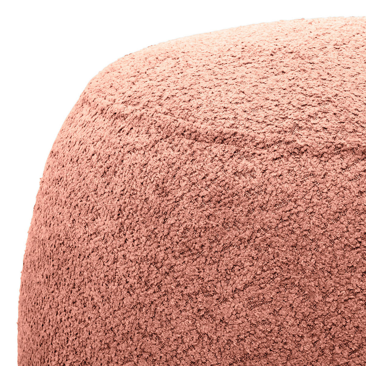 POLSTERHOCKER - Schwarz/Rosa, Kunststoff/Textil (59/45/59cm) - home24