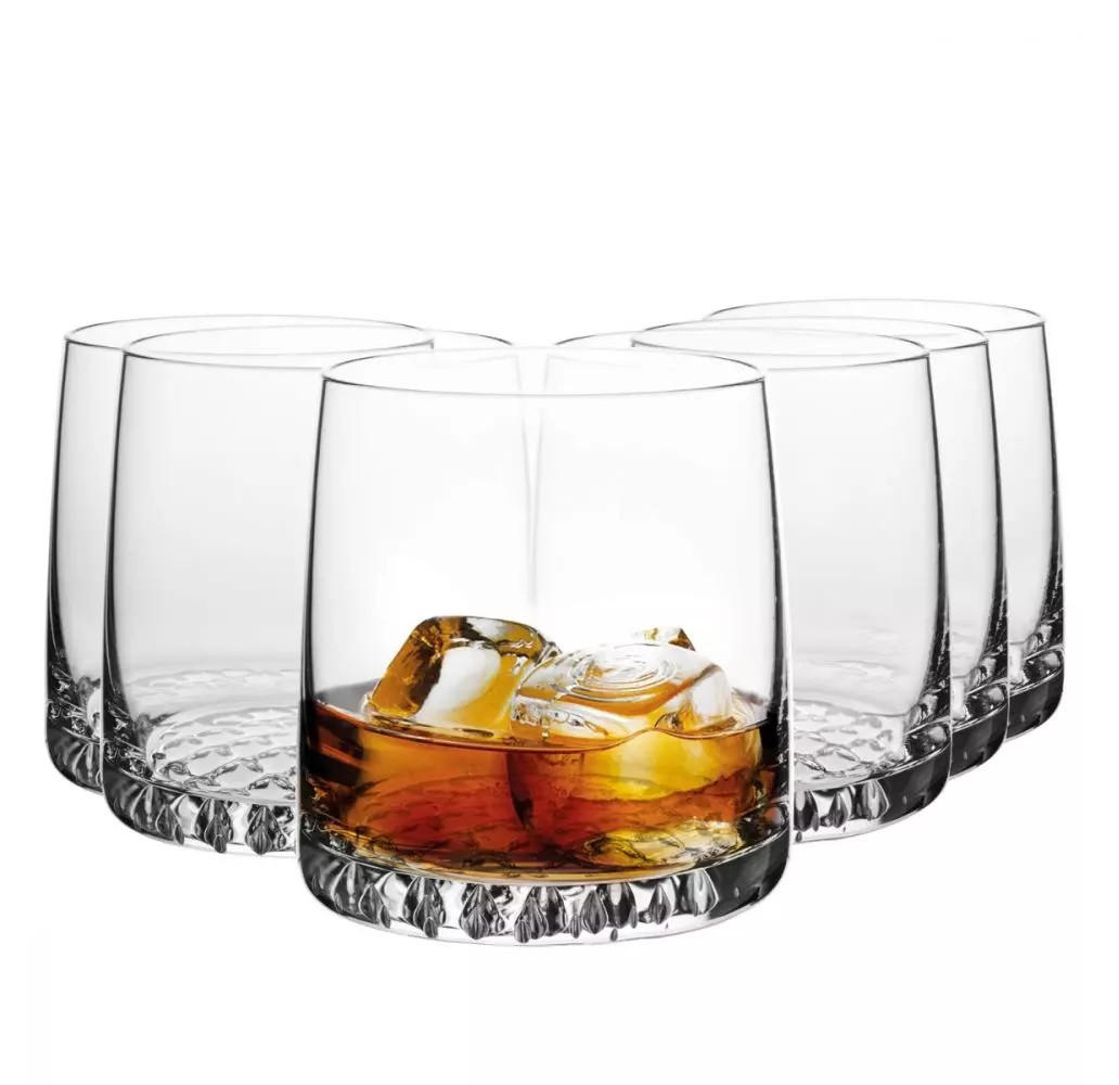 WHISKYGLÄSER, 6er-Set, 370 ml - Transparent, Glas (0.37L) - Krosno Glass