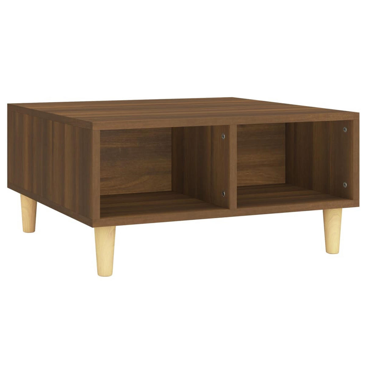 COUCHTISCH Braun Eichen-Optik 60x60x30 cm Holzwerkstoff - Braun, Holzwerkstoff (60/60/30cm) - furnicato