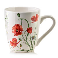 HRNEK Sonic, porcelán - červená, keramika (0.35L) - Mondex