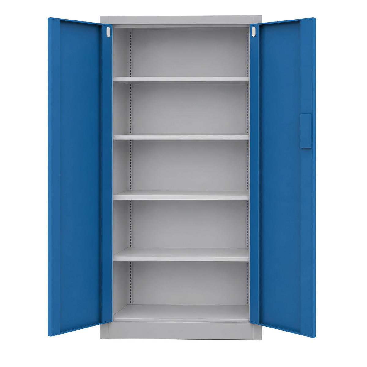 BÜROSCHRANK mit Zahlenschloss DANIEL 185x90x40 cm - Blaugrau, Metall (90/185/40cm) - Jan Nowak
