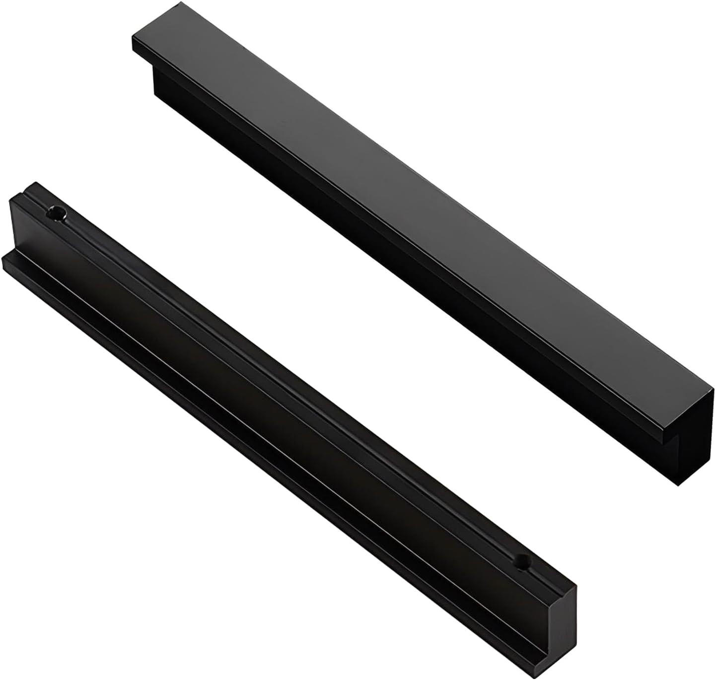 MÖBELGRIFF 2er-Set - Schwarz, Holz (1/1.7/10cm)