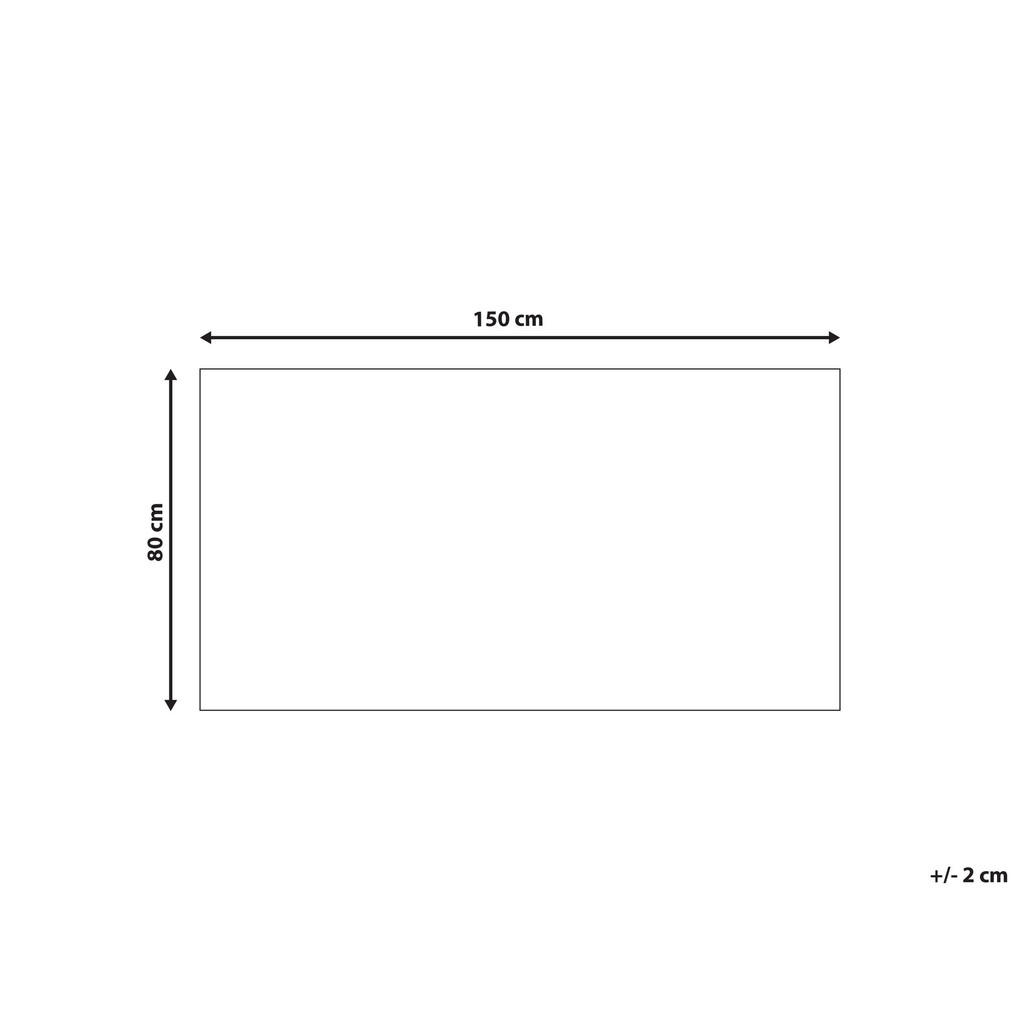 Thumbnail - Beliani Teppich, Mehrfarbig, Kunststoff, Grafikmuster, Rechteckig, 80x150 cm, Teppiche & Böden, Teppiche, Flachgewebe-Te...