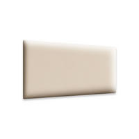 3D-WANDPANEELE Selbstklebende Wandverkleidung aus Kunstleder 90/30cm - Beige, Textil (90/30/3cm) - Vercart