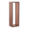 BRENNHOLZREGAL Wooker high Kaminholzregal Holzlagersystem Braun 49 x 149 cm - Braun, Metall (49/149/149cm) - Alberts