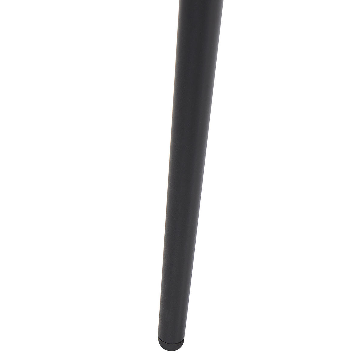 ESSTISCH 160/80/76 cm Weiß schwarz Rechteckig Santiago - Weiß, Holzwerkstoff (160/80/76cm) - Beliani