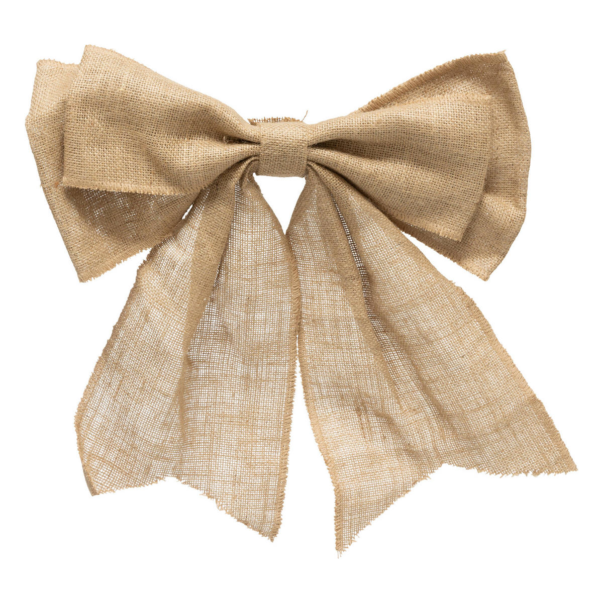 SCHLEIFE Jute Baumschmuck 40/46 cm - Beige, Naturmaterialien (4.5/40/40cm) - Atmosphera Createur d´interieur