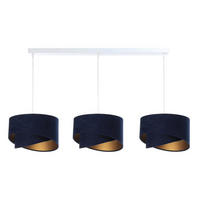 HÄNGELEUCHTE Blau 30/18 cm - Blau, Kunststoff (30/0.3/18cm) - ONZENO