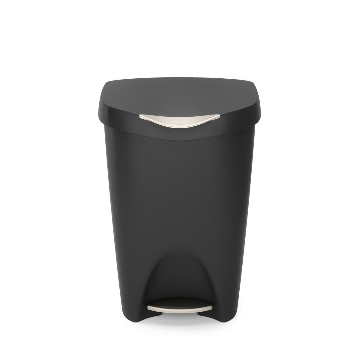 ABFALLEIMER Brim, Schwarz - Schwarz, Kunststoff (43/33/64cm)
