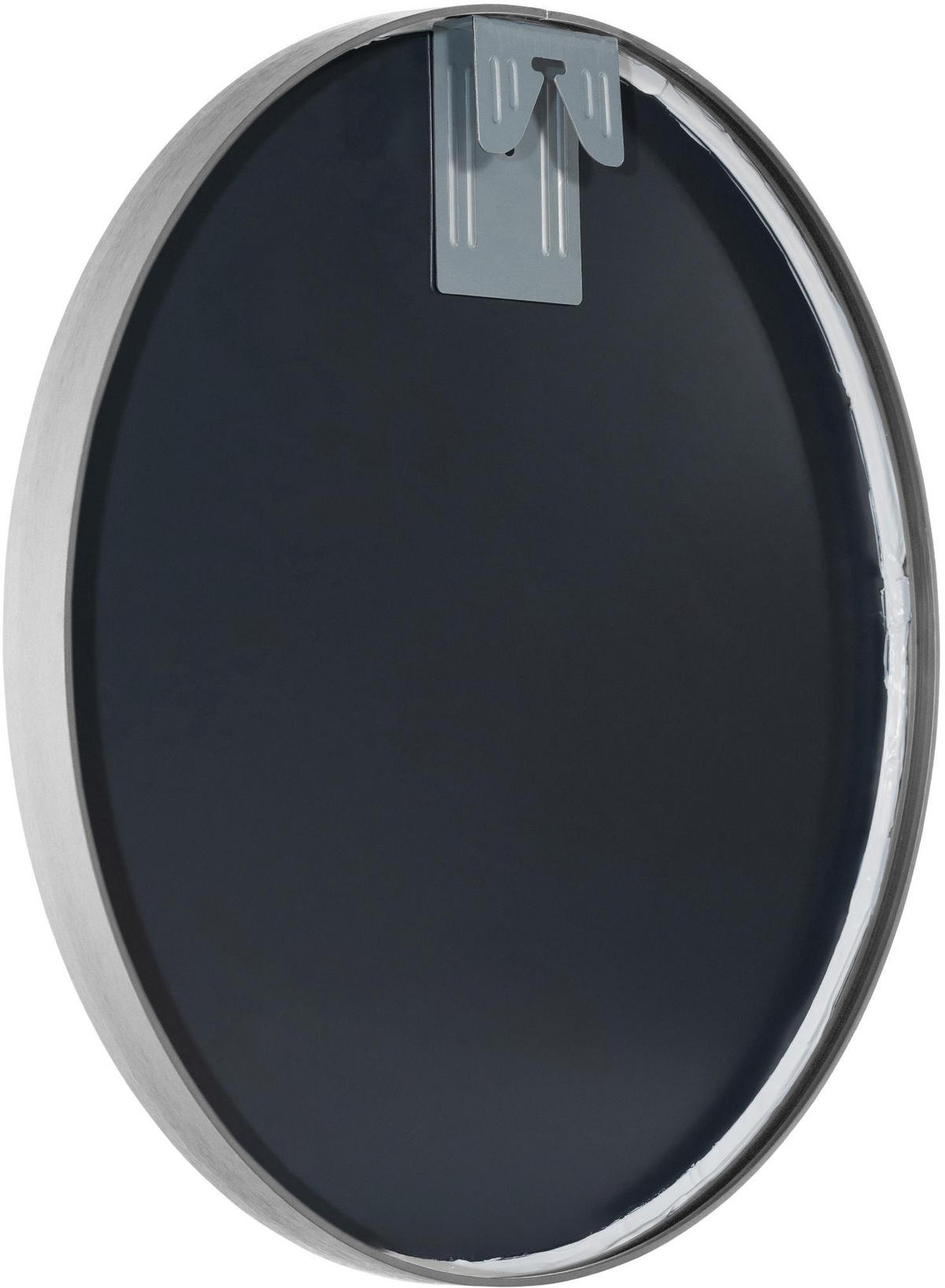 WANDSPIEGEL rund 45 cm Metall silber - Silberfarben, Metall (45/45/3cm) - CLP