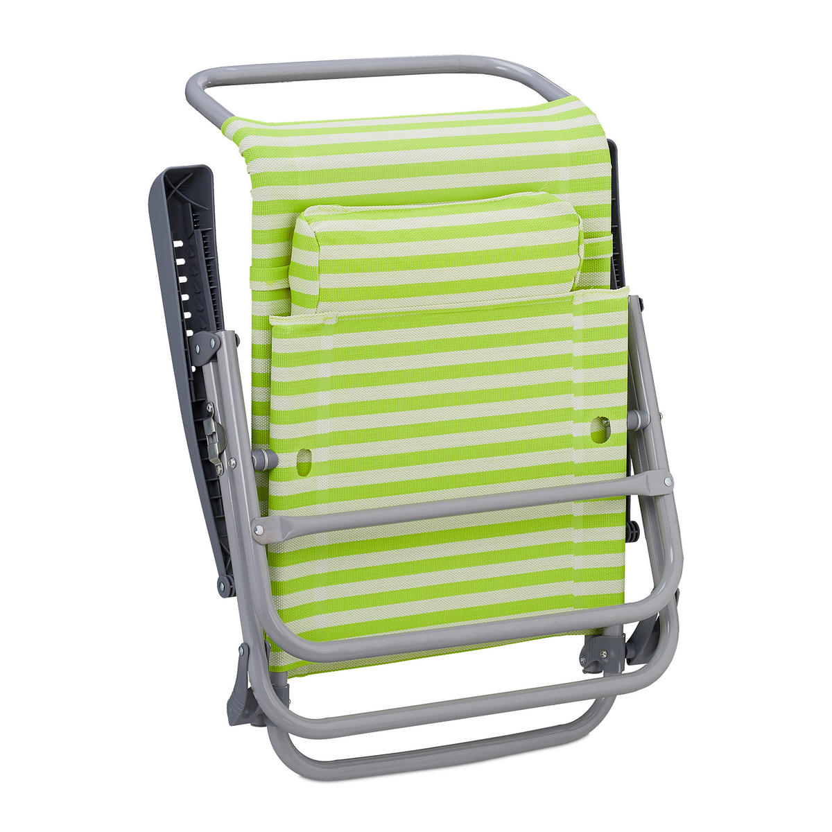 KLAPPLIEGESTUHL - Multicolor, Kunststoff/Textil (59/78/85cm) - Relaxdays