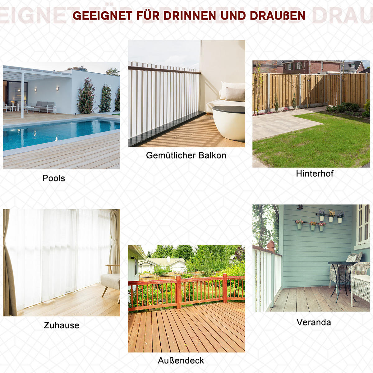 ADIRONDACK-GARTENSTUHL mit Becherhalter Gartenliege Balkonstuhl Massivholz Natur - Fichtefarben, Holz (95/93/72cm) - Outsunny