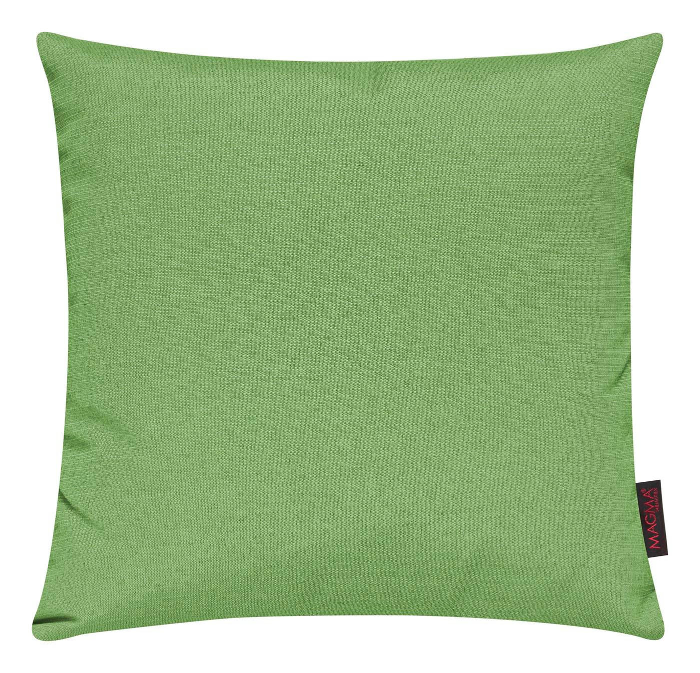 KISSENHÜLLE 2er Set Fino uni 50/50 cm - Smaragdgrün, Textil (50/50cm) - Magma Heimtexx