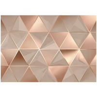 FOTOTAPETE Abstrakt Geometrisch Beige 150x105 cm - Multicolor, Papier (150/105cm) - Wallarena