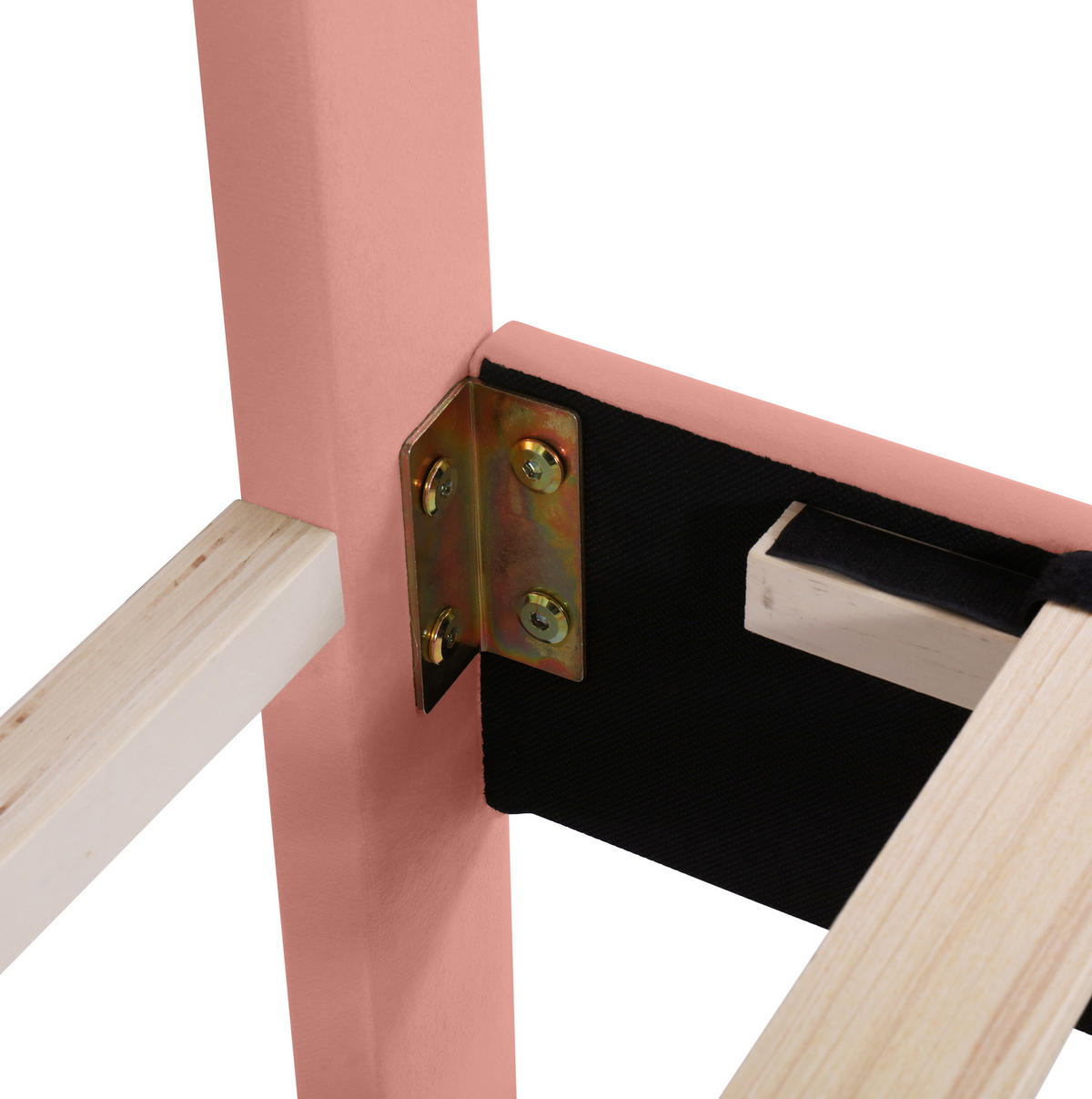 POLSTERBETT mit Lattenrost 140 x 200 cm Samt Pink - Pink, Holzwerkstoff (140/200cm) - Beauniv