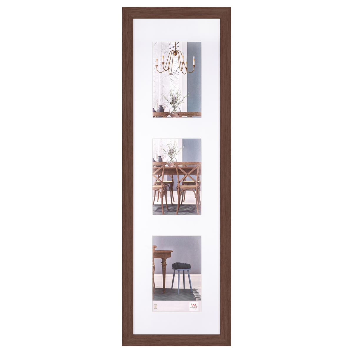 BILDERRAHMEN Fiorito Holzrahmen 3X10x15 cm, eiche dunkel - Dunkelbraun, Holzwerkstoff (17.8/60.8/2.1cm) - walther design