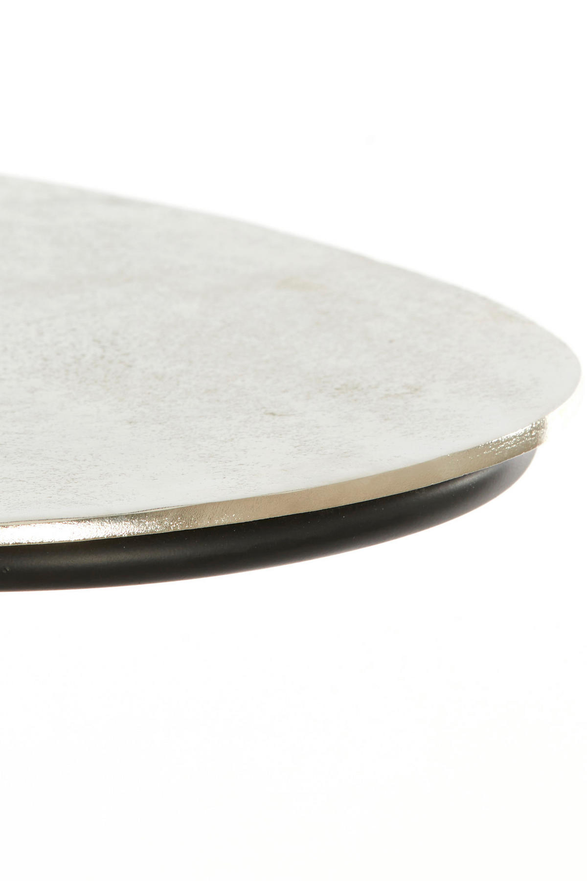 BEISTELLTISCH Marsh Silver 42/27/53 cm - Silberfarben, Metall (42/27/53cm) - Light & Living