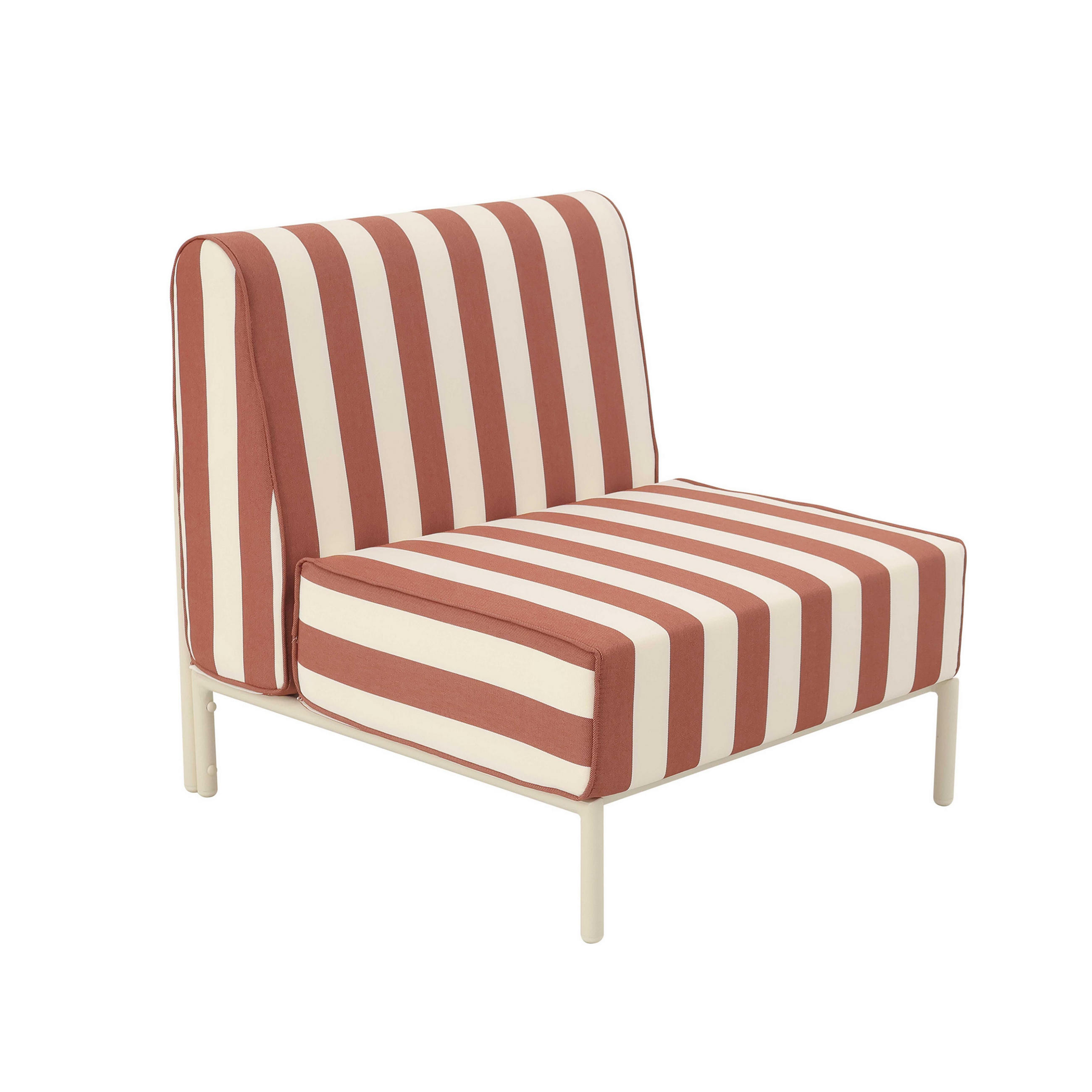 SESSEL, Terrakotta - Orange, Textil (80/78/72cm) - Oviala