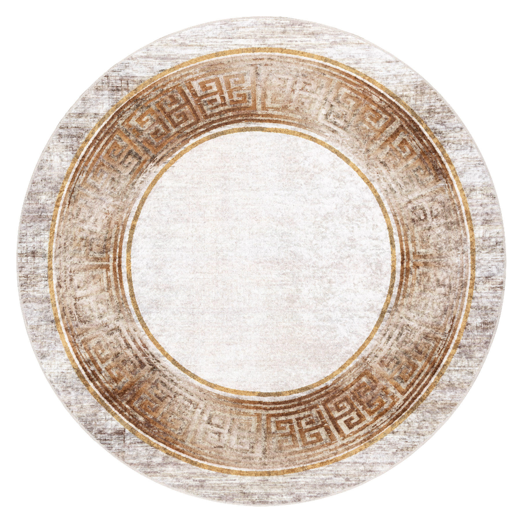 TEPPICH Miro 200 cm - Beige, Textil (200/200cm) - rugsX