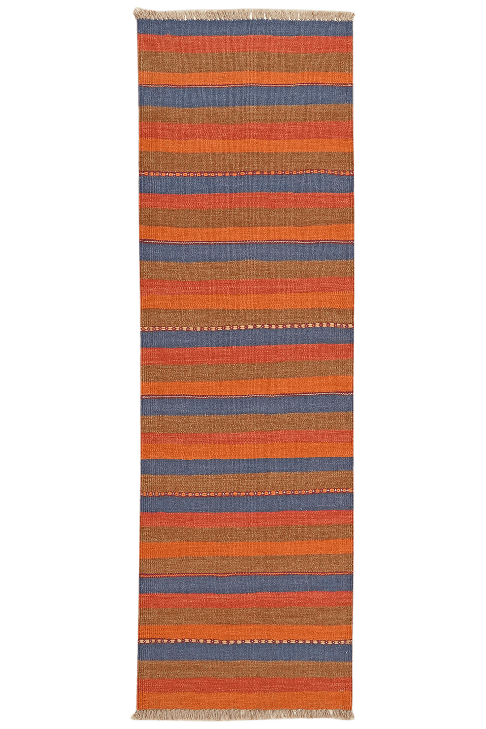 Looma Kelim-Läufer Mehrfarbig 60x192 cm