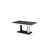 COUCHTISCH rechteckig Schwarz Hochglanz - Weiß Hochglanz 120/75/54 cm - Schwarz Hochglanz/Weiß Hochglanz, Holzwerkstoff (75/120/54cm) - designimpex